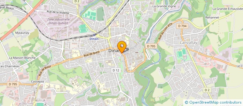 localisation de l'entreprise BERDI  DINAN