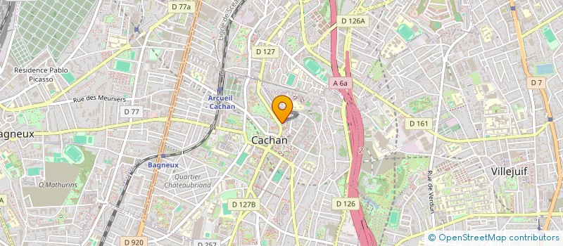 localisation de l'entreprise BERDI TECHNOLOGY SARL  CACHAN