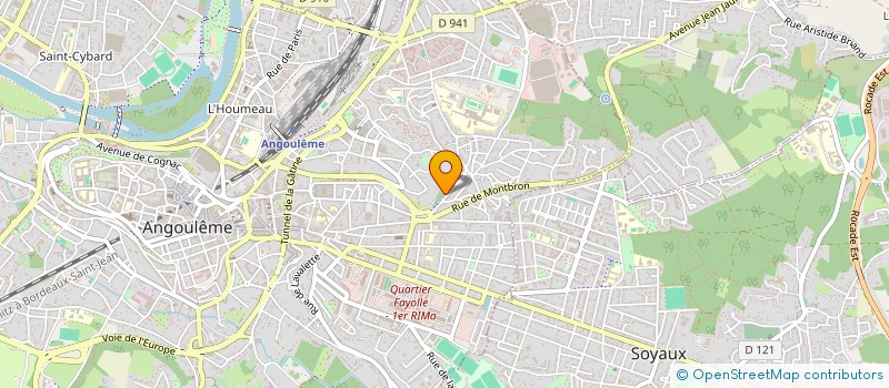 localisation de l'entreprise BERDIER-CHEVALLIER à ANGOULEME