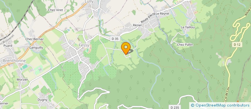 localisation de l'entreprise BERDITECH  FESSY