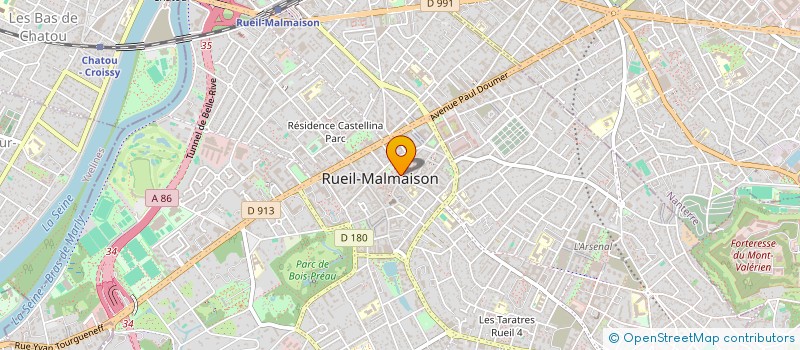 localisation de l'entreprise BERDOUCHE à RUEIL-MALMAISON