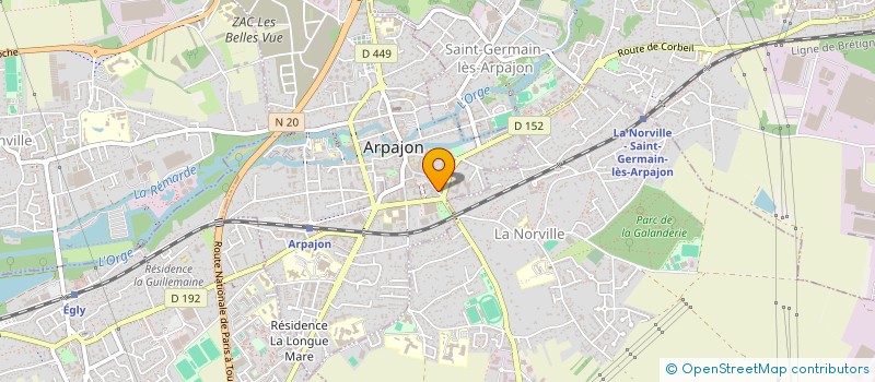localisation de l'entreprise BERE AND CO à ARPAJON