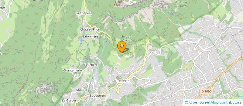 localisation de l'entreprise BERE CONSEIL  CORENC