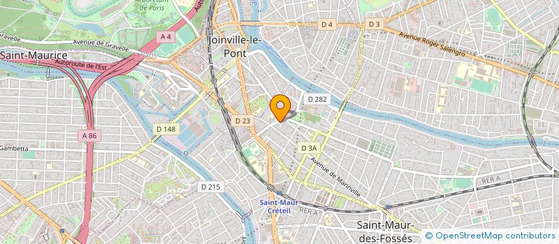 localisation de l'entreprise BEREC IMMOBILIER à SAINT-MAUR-DES-FOSSES