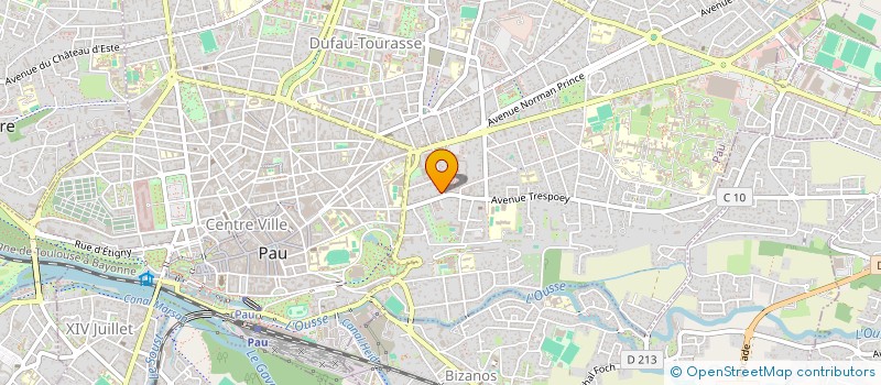 localisation de l'entreprise BERECHIT à PAU