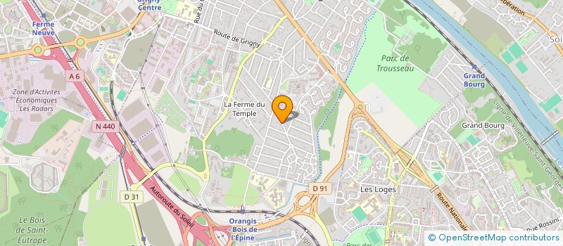 localisation de l'entreprise BERECHIT à RIS-ORANGIS