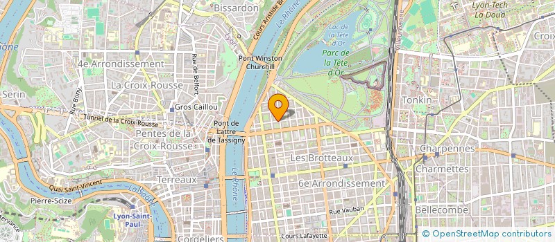 localisation de l'entreprise BERECHIT  LYON 6EME