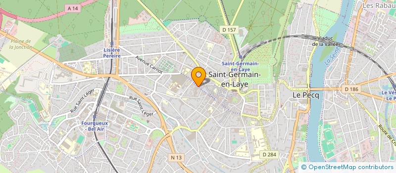localisation de l'entreprise BERECY à SAINT-GERMAIN-EN-LAYE