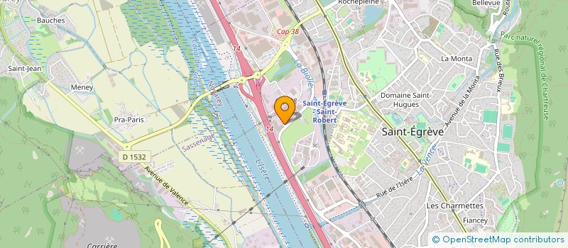 localisation de l'entreprise BEREDIS SARL à SAINT-EGREVE