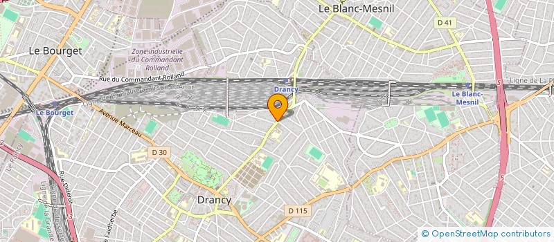 localisation de l'entreprise BEREE BAT SERVICES à DRANCY