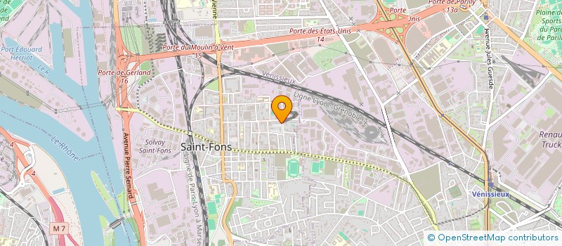 localisation de l'entreprise BEREKE ET FILS  SAINT-FONS