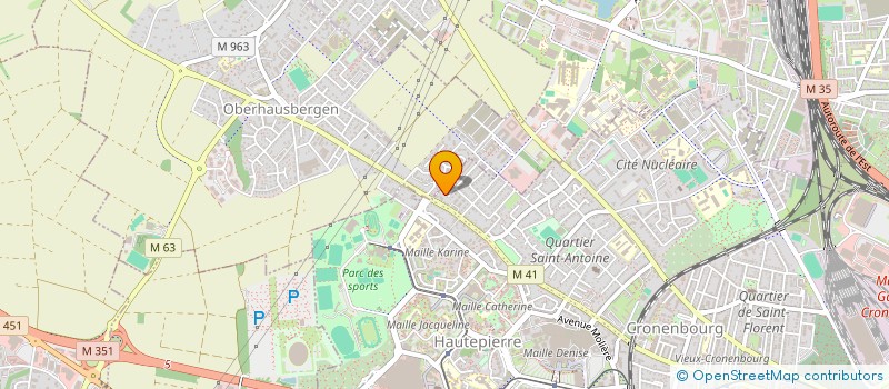 localisation de l'entreprise BEREKET à STRASBOURG