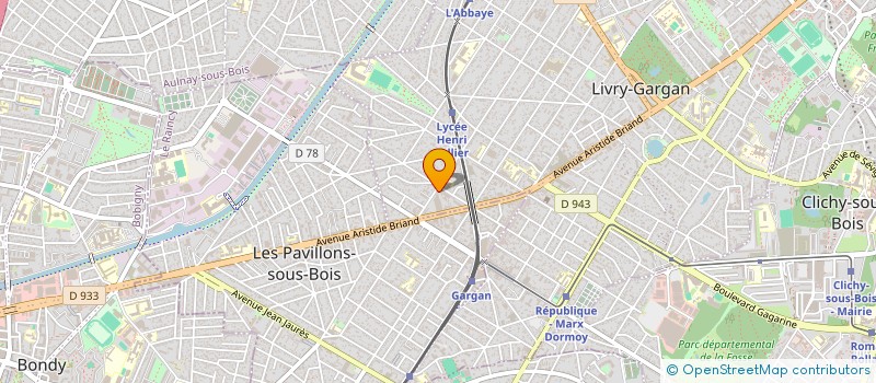 localisation de l'entreprise BEREKET à NOISY-LE-SEC