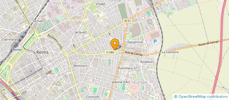 localisation de l'entreprise BEREKET BATIMENT  REIMS