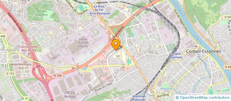 localisation de l'entreprise BEREKET CENTER SARL à CORBEIL-ESSONNES