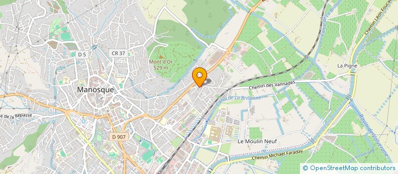 localisation de l'entreprise BERELIA à MANOSQUE