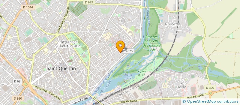 localisation de l'entreprise BEREM à SAINT-QUENTIN