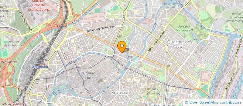 localisation de l'entreprise BEREM  STRASBOURG