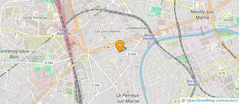 localisation de l'entreprise BEREMA  LE PERREUX-SUR-MARNE