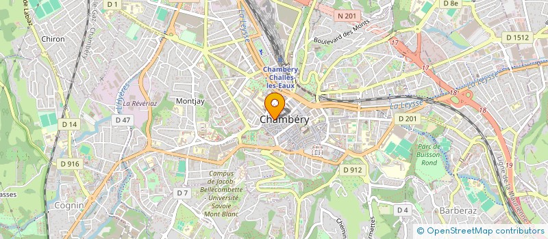 localisation de l'entreprise BEREMY  CHAMBERY