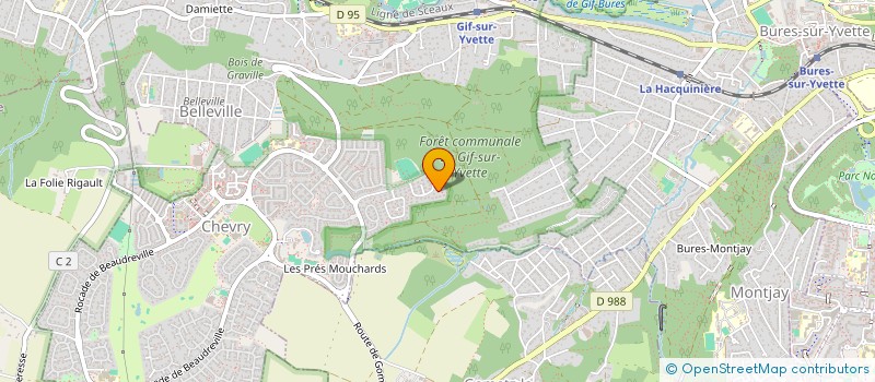 localisation de l'entreprise BERENBAUM-JOUSSET  GIF SUR YVETTE