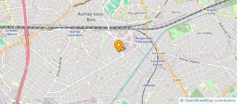 localisation de l'entreprise BERENES à AULNAY-SOUS-BOIS