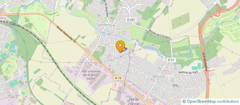 localisation de l'entreprise BERENGERE S.  MAROLLES-EN-BRIE