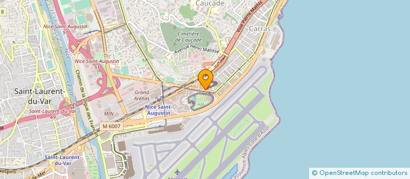 localisation de l'entreprise BERENICE à NICE