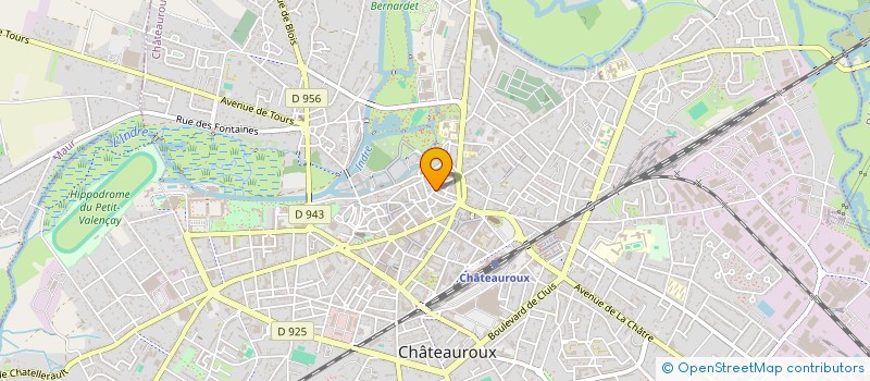localisation de l'entreprise BERENICE à CHATEAUROUX