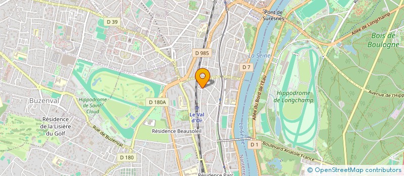 localisation de l'entreprise BERENICE DM à SAINT-CLOUD