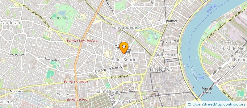 localisation de l'entreprise BERENICE LA HUME  BORDEAUX