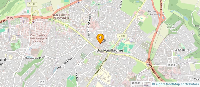 localisation de l'entreprise BEREROM à BOIS-GUILLAUME