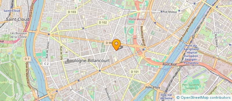 localisation de l'entreprise BERESHIT GENESE à BOULOGNE-BILLANCOURT