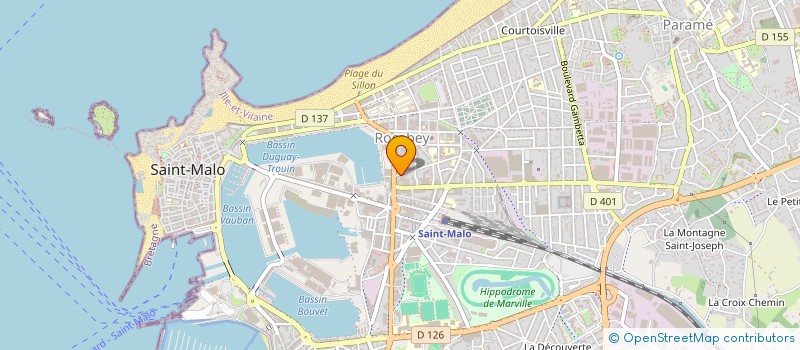 localisation de l'entreprise BEREST COBAT  SAINT-MALO