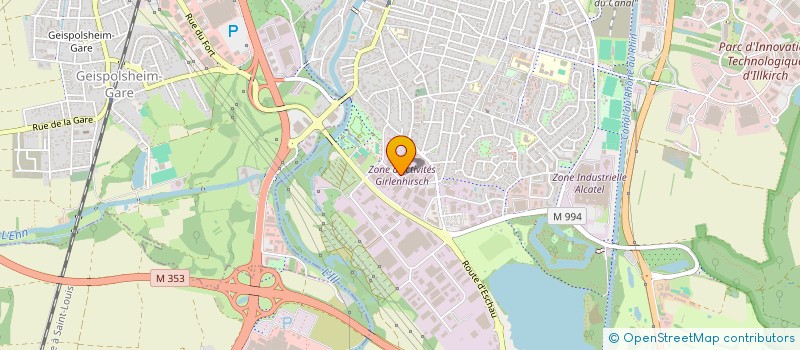 localisation de l'entreprise BEREST YUTZ  ILLKIRCH-GRAFFENSTADEN