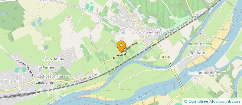 localisation de l'entreprise BERET ET COMPAGNIE  SAVENNIERES