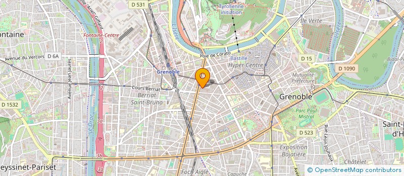 localisation de l'entreprise BEREVIANDES à GRENOBLE