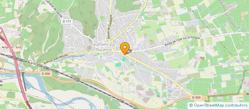 localisation de l'entreprise BEREY  CAUMONT-SUR-DURANCE