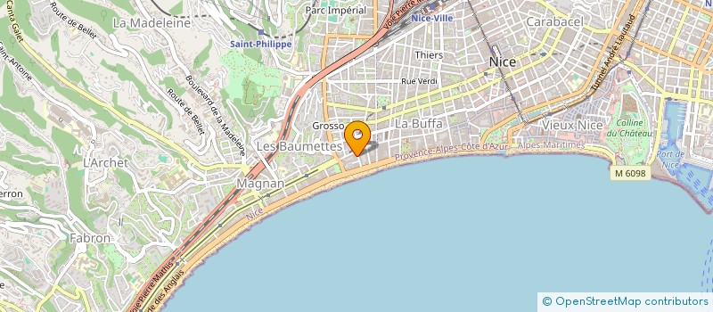 localisation de l'entreprise BEREZKA à NICE