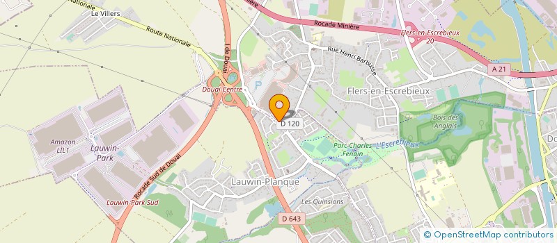 localisation de l'entreprise BERFIN à FLERS-EN-ESCREBIEUX