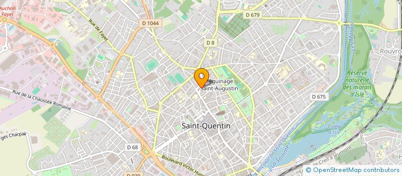 localisation de l'entreprise BERFIN  SAINT-QUENTIN