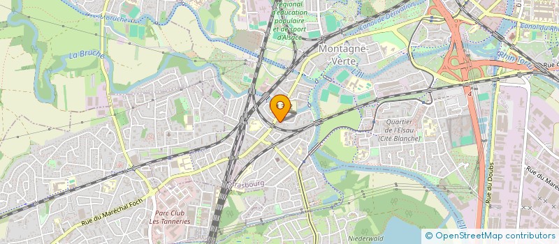 localisation de l'entreprise BERFIN S.A.S. à STRASBOURG