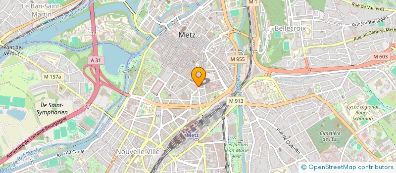 localisation de l'entreprise BERFIN SARL  METZ