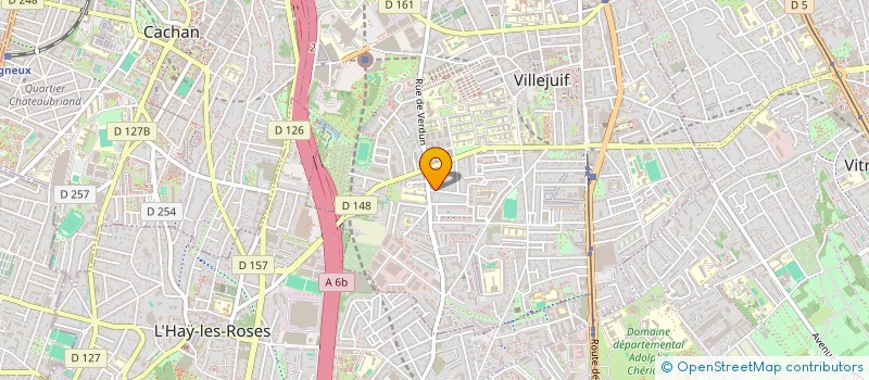 localisation de l'entreprise BERFLOCH01 à VILLEJUIF