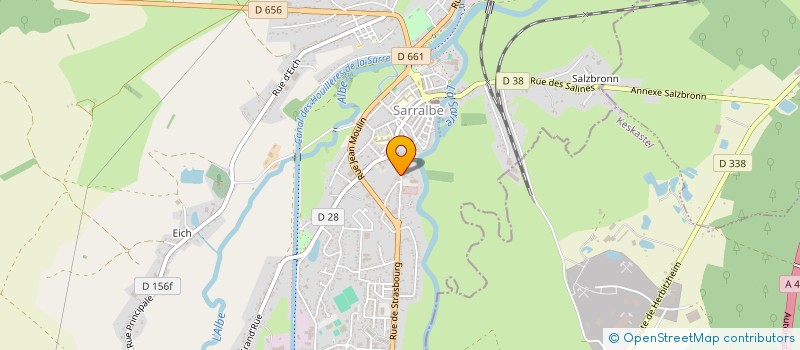 localisation de l'entreprise BERG ET FILS SAS  SARRALBE