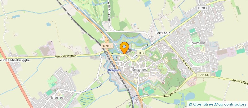 localisation de l'entreprise BERG IMMO  BERGUES