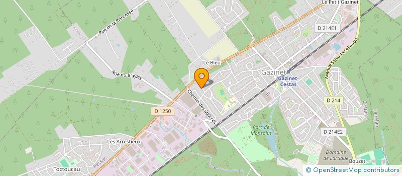 localisation de l'entreprise BERG IMMO  CESTAS