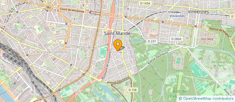 localisation de l'entreprise BERG - VEST  SAINT-MANDE