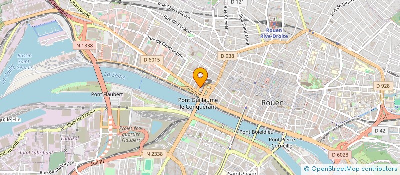 localisation de l'entreprise BERGA INTERNATIONAL à ROUEN