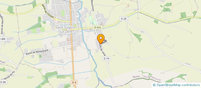 localisation de l'entreprise BERGADANA DIFFUSION à ST SULPICE SUR LEZE